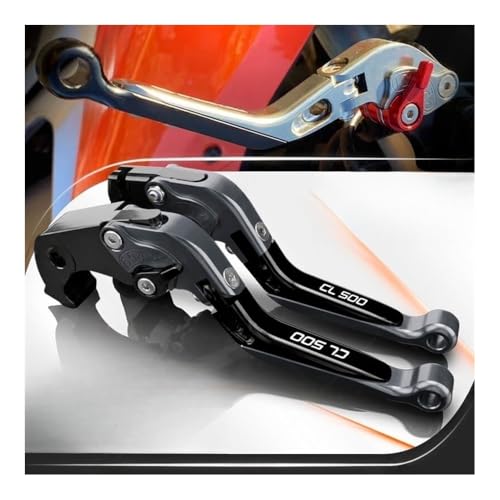 Levier frein embrayage moto pliable pour éviter la casse sur CL500