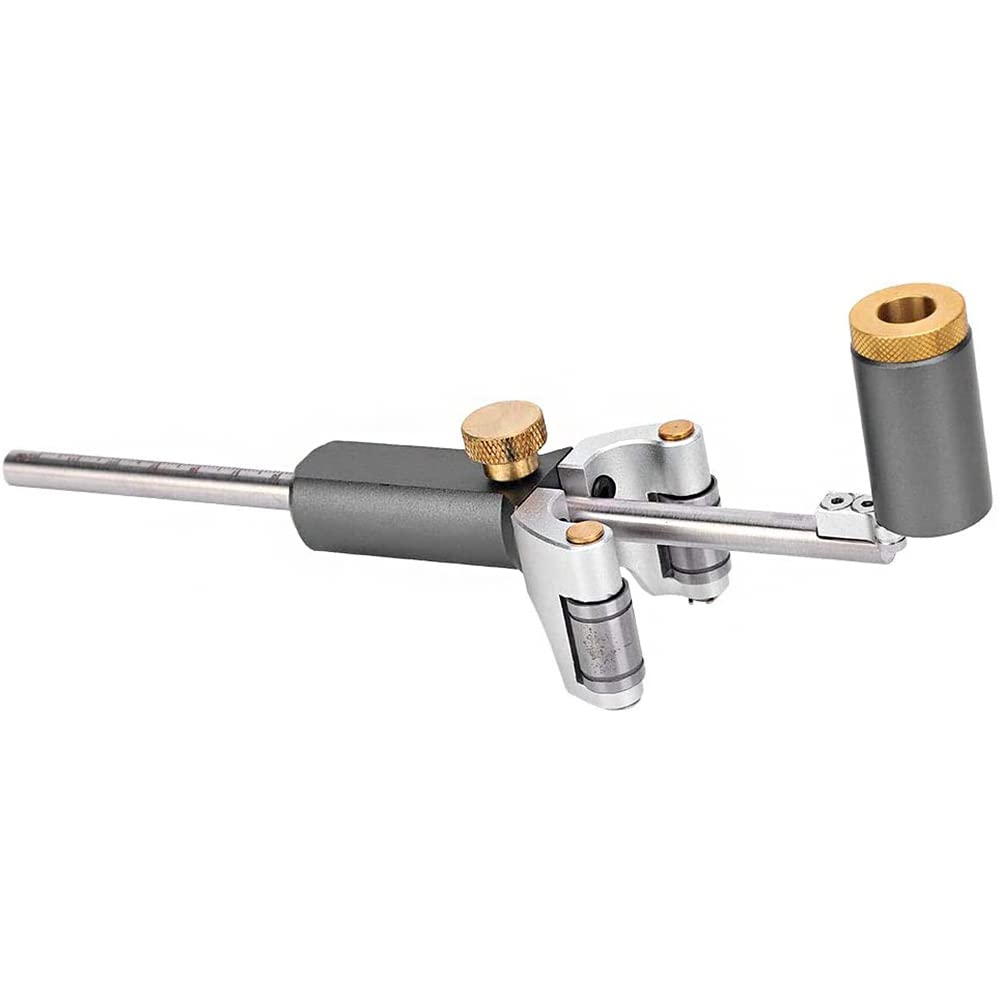 2 en 1 Herramienta de Madera Scribe Herramienta Marcado de Rueda de Carpintería Scribe Deslizante Marca raspador Ajustable de precisión Lineal propósito Scriber Herramienta de medición