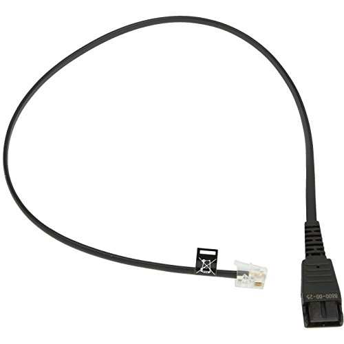 Jabra Link 180 Quick Disconnect (QD) Straight Bottom Cord 8800-00-25