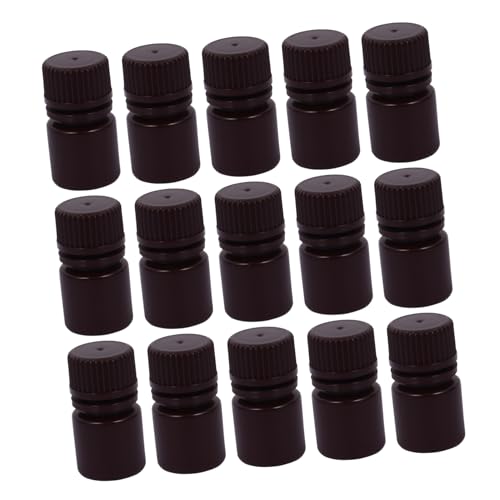 CIYODO Sealing Containers for Liquid 20pcs 8ml Medicine Bottles Thick Plastic Material for Lab