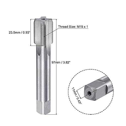 Sourcing map Filettatura filettatura M18 x 1