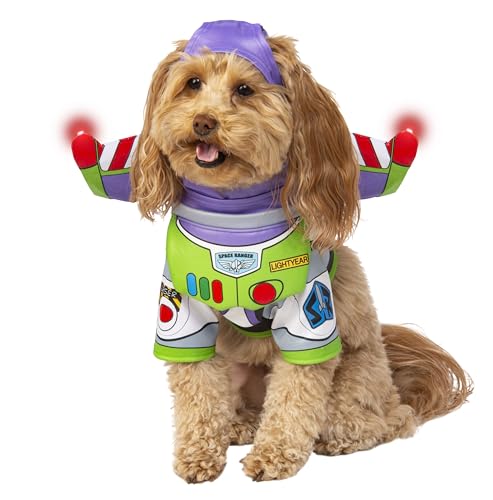 Toy Story: Buzz Lightyear Pet Costume for For Dogs or Cats by Rubies, Small