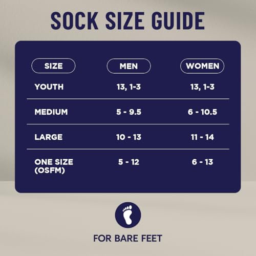 for bare feet mvp crew sock nfl large