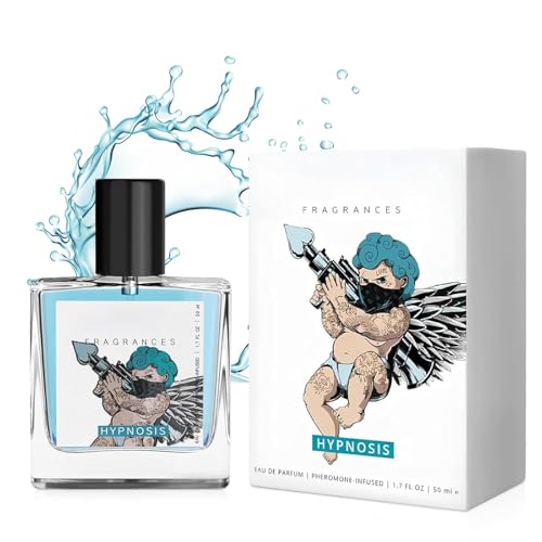 GEBUTP Hypnosis 2.0 Cologne for Men (Pheromone-Infused), Natural Herbal Formula-Long Lasting Scent, Men's Fragrances | EDP Pheromone (Amber Wood, Vanilla,Pheromone-Infused, 24H Long Lasting)