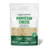 Amazon Grocery, Shredded Parmesan Cheese, 6 Oz (Packaging May Vary)