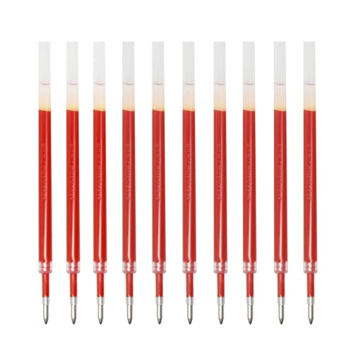 Recharges rétractables à encre gel rouge 0.7mm Maydahui pour stylo à clic de 11cm x50