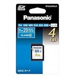 パナソニック 4GB SDHCメモリーカード CLASS4 RP-SDLB04GJK