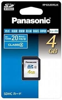 パナソニック 4GB SDHCメモリーカード CLASS4 RP-SDLB04GJK