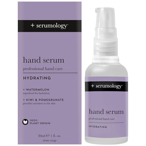 SERUMOLOGY HAND Hydrating Professional Hand Omega 3 Serum 30ml, 100% Plant Based Natural Serum, Clear, 30 ml (Pack of 1)