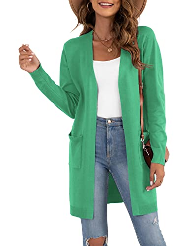 Image of VIISHOW Women's Classic Cardigans Long Sleeve Open Front Casual Knit Cardigan Sweaters Coat Soft Outwear