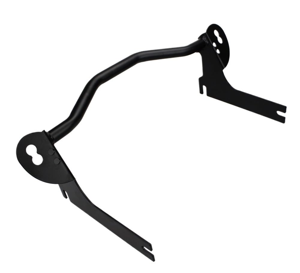 Base de bombilla Clips Soportes de luz de motocicleta compatibles con Harley Road King FLHR 1994-2013, soporte adicional para faros antiniebla, barra protectora.(Black)