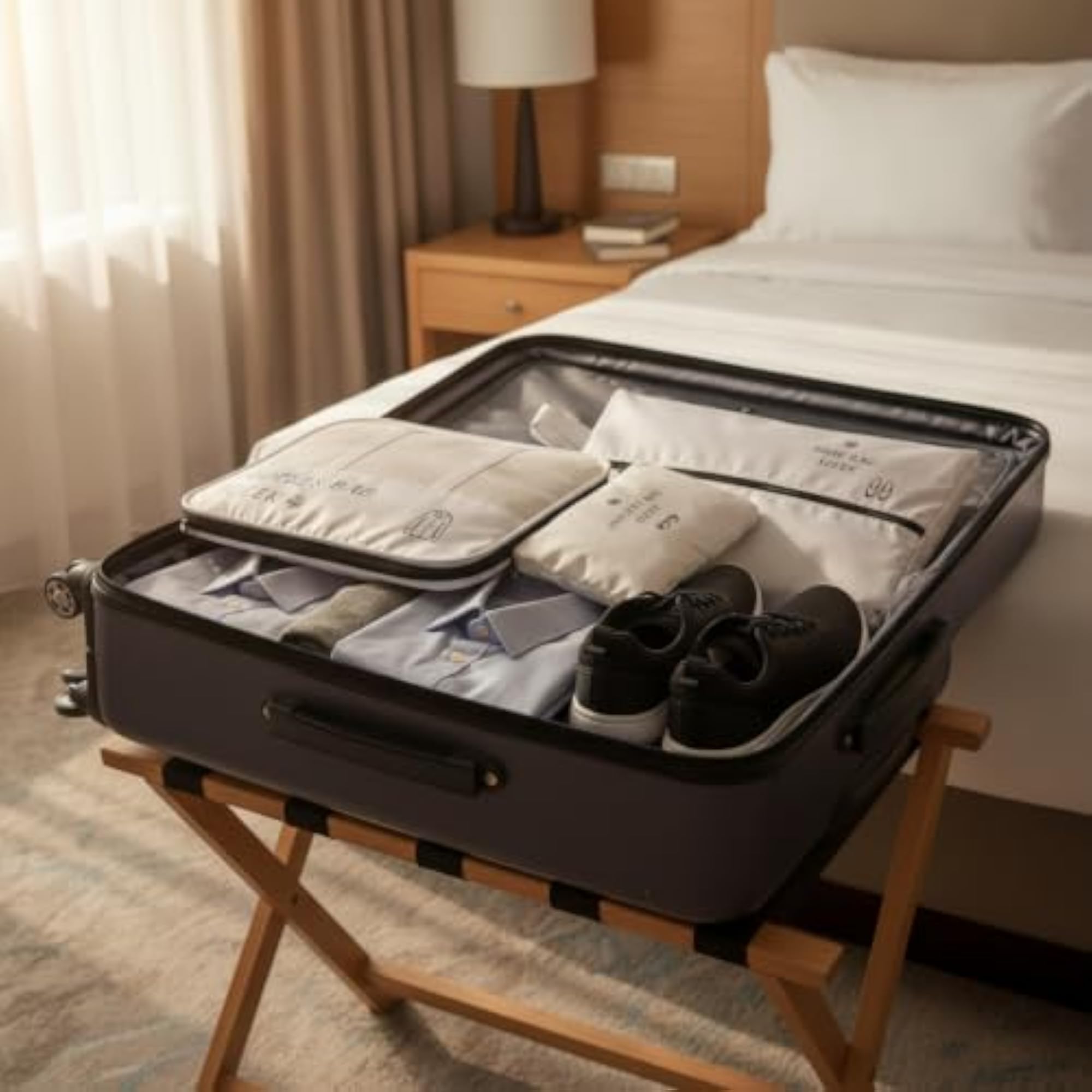 Travel Packing Cubes Set of 7 for Business Trips