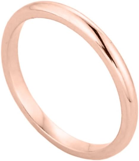 Solid 10k Rose Gold Baby Ring