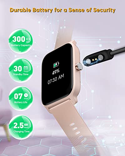 Smart Watch For Women, Answer Make Call, Alexa Built-In, 1.8" Touch Screen Fitness Tracker With 100+ Sport Modes, Heart Rate Blood Oxygen Sleep Monitor, Ip68 Waterproof Watch For Iphone Android #TOP7