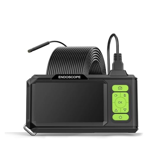 HƗp 4.3'' IPS XN[ HD1920P 5MP I[gtH[JX J HD1080P VO fA gv Y USB Ԍ{AXR[v(3.5m,Red)