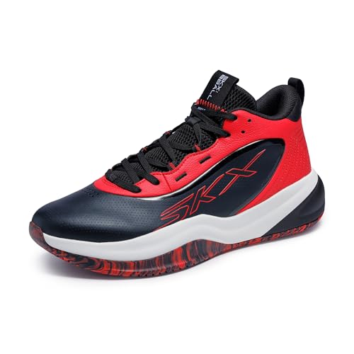Image of Skechers Men's SKX League Sneaker | Basketball, 5-GEN Foam Cushioning, Move Foam Insole, High Top, Leather Upper