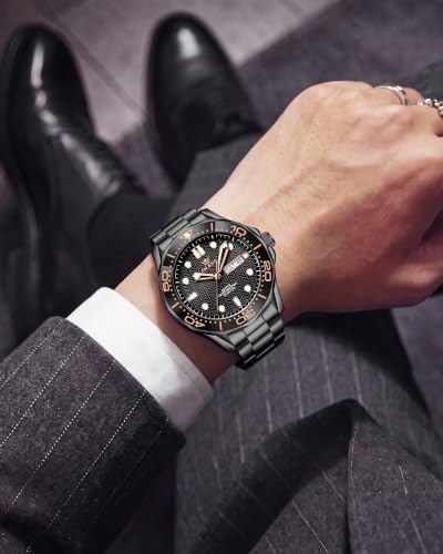 Image of OLEVS Watches for Men Luxury Dress Wirst Watch Gift | Large Dial,tainless Steel,Waterproof,Luminous,Watch Gift