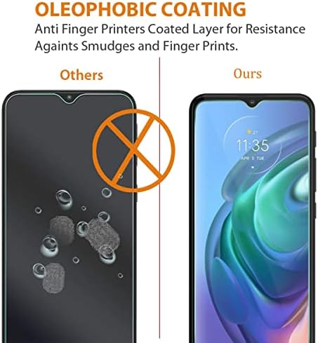 AOKUMA Motorola Moto G9 Play/G10/E7i Power Tempered Glass Screen Protector, [2 Pack] Premium Quality Guard Film, Case Friendly, Shatterproof, Shockproof, Scratchproof oilproof