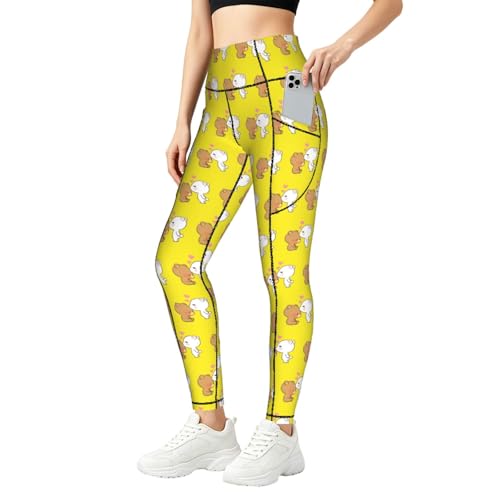 Leggings de oso para gimnasio y fitness conjunto femenino diario