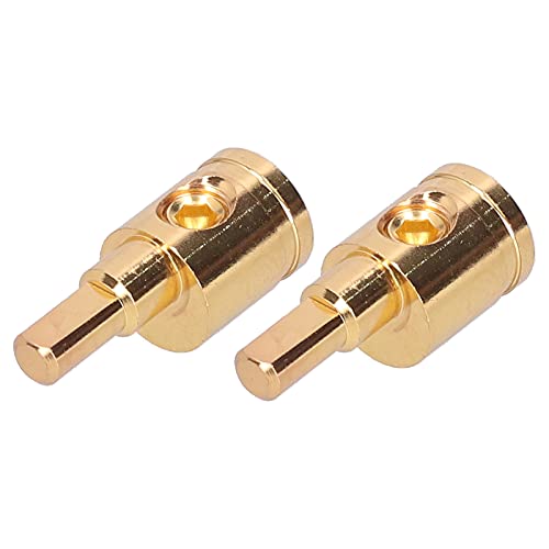 Conector Terminal de Reductores de Alambre Chapado de Oro Puro para Modificación del Amplificador de Audio de Automóvil