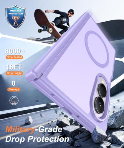 Image of FNTCASE for Galaxy Z Fold 8 Case: Compatible with MagSafe Hinge Protection