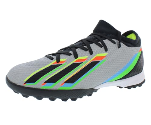adidas mens X Speedportal.3 Soccer Shoes, Silver Metallic-core Black-solar Yellow, 7.5