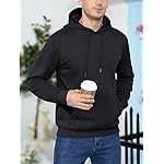 MAGCOMSEN Men's Active Hoodies Fleece Lined Sweatshirts Casual Athletic Workout Pullover With Kangaroo Pocket