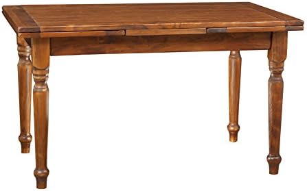 Biscottini Table à Manger Extensible 140x80x80 cm Made in Italy - Table Salle à Manger Extensible en Bois Massif - Table Bois Salle a Manger