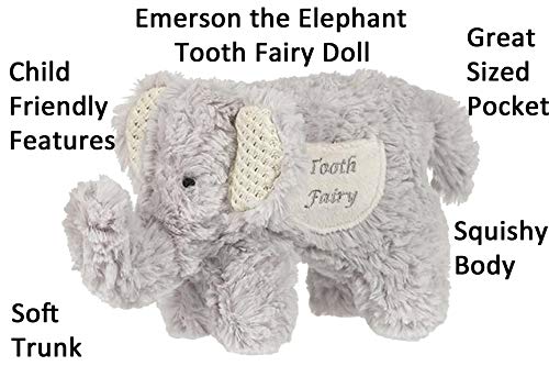 Image of Maison Chic Emerson the Elephant Tooth Fairy Plush