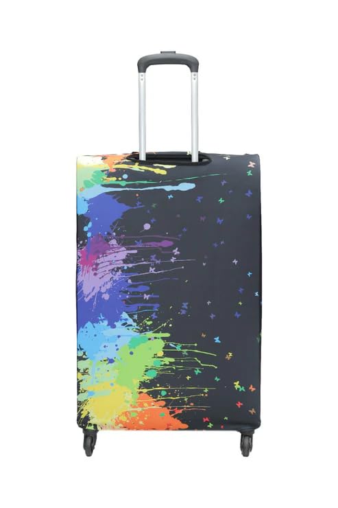 ristoss Rainbow Splash Luggage Cover Stretchable, Waterproof, Scratch-Resistant Protector for Suitcases, Easy Fit and Travel (Cover_1069)-picture-32