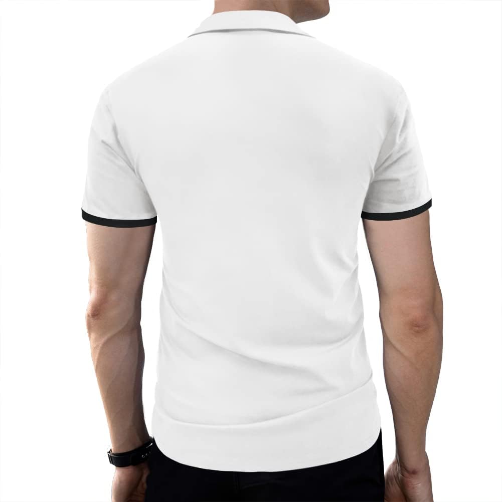 LOGEEYAR Men Polo Shirt Slim Fit Short Sleeve Cotton Golf Shirt Solid Performance Casual T-Shirts - Image 3