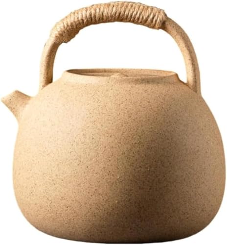 Zxyler 和風クラシック陶器茶具セット 土瓶・急須・直火ケトル付き ティーポット・ティーカップ 多目的ティ伝統工芸製 直火対応 耐熱急須(耐熱温度約 200 ℃ ) おしゃれな茶器 マルチ機能 リビング・ダイニング・茶室兼用