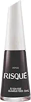 Risqué Esmalte Cremoso Preto Eu Sou Esse Glamour Todo 8Ml