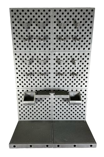 Super Action Stuff Ultimate Weapons and Accessory Modular Diorama Rack with Pegs and Clips for Action Figures in 1/12 1/10 1/18 Scale