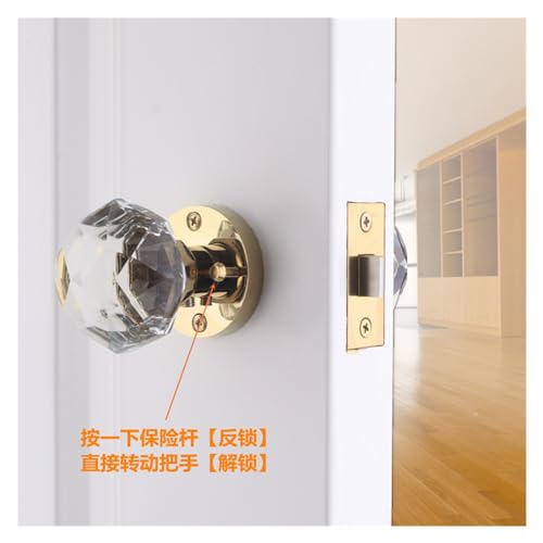 Serrure à bille en cristal pour sublimer la décoration de votre chambre - 5