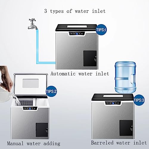 Máquina fabricadora de hielo para mostrador 88lbs/día miniatura 5