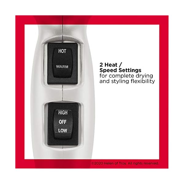 REVLON-1875-Watts-Infrared-Heat-Hair-Dryer-for-Max-Drying-Power-White REVLON Infrared Hair Dryer | 1875 Watts of Maximum Shine, Softness and Control, (White)