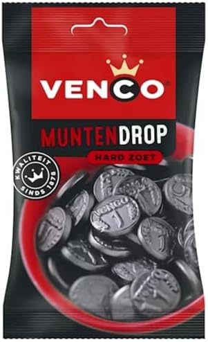 Coins Hard Sweet Black Licorice 4.2 Oz Bag