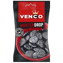 Venco Coins Hard Sweet Black Licorice 4.2 Oz Bag
