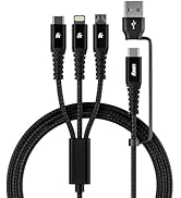 Foxin MAC05 Dual Input 20W 3 in 1/6 in 1 Nylon Braided 