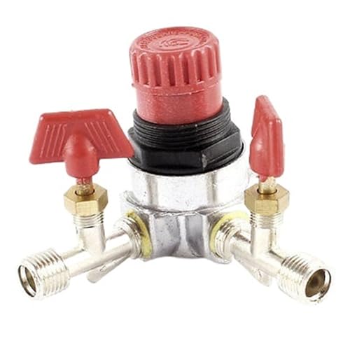 Regulador de presión para compresor de aire de 13 mm con control de doble vía exacto