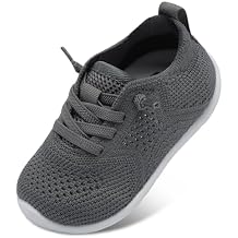 L-RUN Toddler Barefoot Boys Girls Tennis Shoes Wide Summer School Walking Sneakers Baby First Walking Shoes