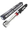 Sollevatore magnetico telescopico - Asta magnetica allungabile in acciaio inox - lunghezza 18-77 cm, peso 125 g, sollevatore magnetico per viti, chiodi, chiavi e parti metalliche