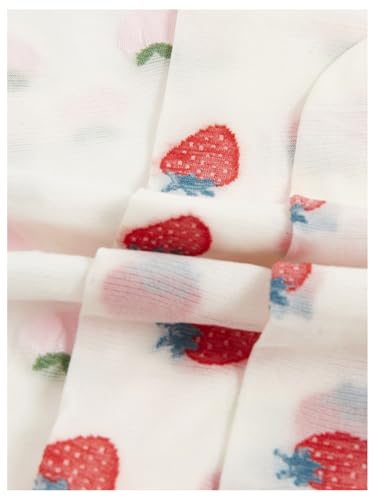 Verdusa Women's 2 Pairs Ruffle Socks - Sheer Mesh, Thin, Transparent Ankle Socks3