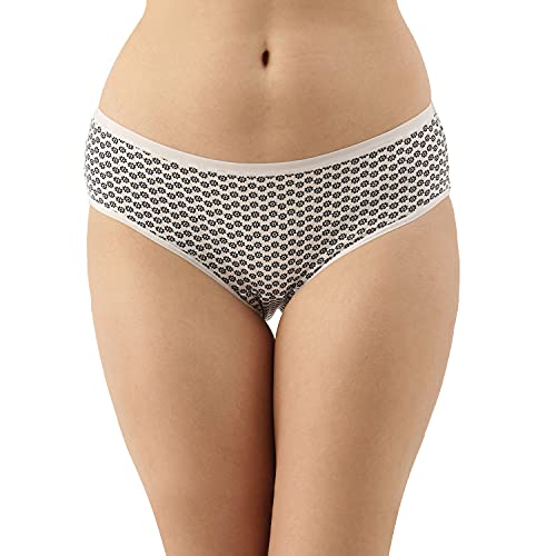 Image of Enamor Women's Cotton Hipster Panty Regular Fit Animal Print Panties (Pack of 3)