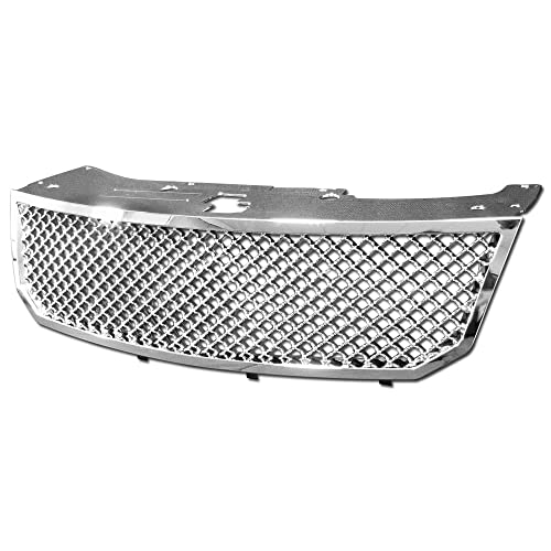 TLAPS 7422442545544 For Dodge Avenger 2008-2010 Chrome Mesh Front Bumper Grill Grille