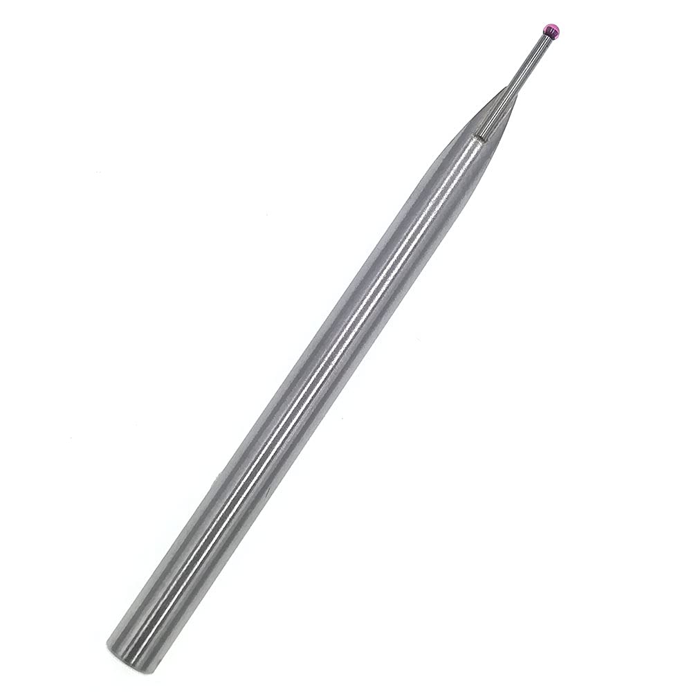 Ball Tip Probe Insert 2mm Ruby Ball Tips 6mm Diameter Shank 80mm Long for Height Gauges (2mm Ruby Ball tip)