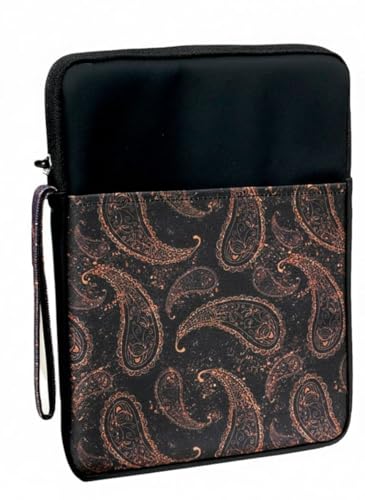 Image of ProElite Tablet Sleeve Case Cover for Upto 11.5 inch for iPad 10.2 /Air 10.9 /Pro 11 / Samsung /Lenovo /Galaxy Tab A9 Plus /S8 /S9 /Realme Pad /Honor Pad X9 /Xiaomi Mi pad 7 /Redmi Pad /Oneplus Pad, Black Multileaf