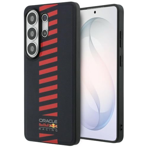 Image of CG MOBILE REDBULL Racing [Official Licensed], Protective Case Designed for Galaxy S26 Ultra (2026) | Magnetic Charging Compatible| Meshed PU Leather Case with Powerbar - Navy