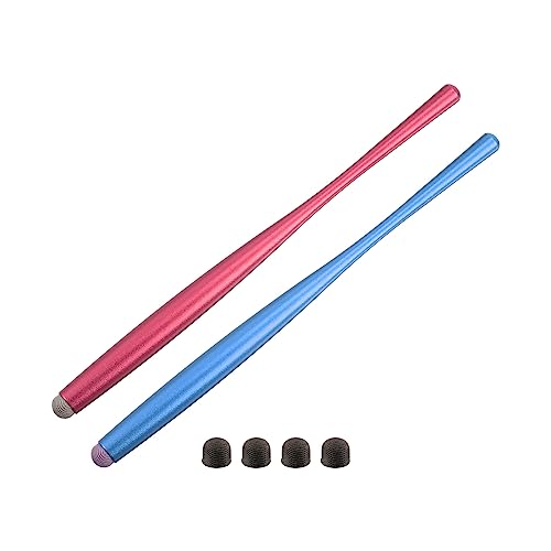 Stylet pour écrans tactiles anti trace de doigt stylet capacitif fin universel pointe fibre lot de 2